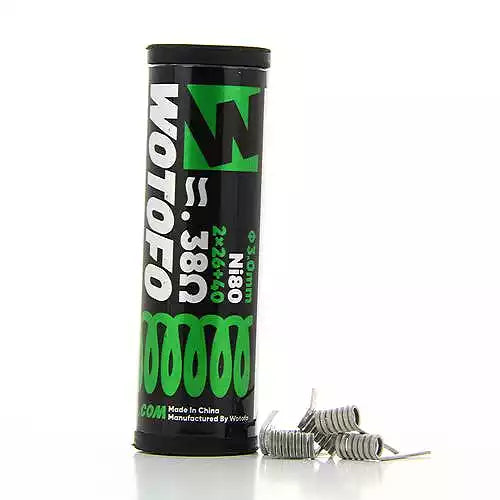 Pack de 5 coils Dual Core Fused Clapton NI 80